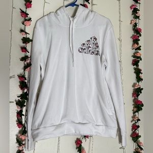 White Adidas Hoodie